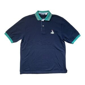Points West Polo, Navy, Size Medium